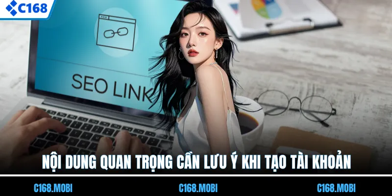 Nội dung quan trọng cần lưu ý khi tạo tài khoản